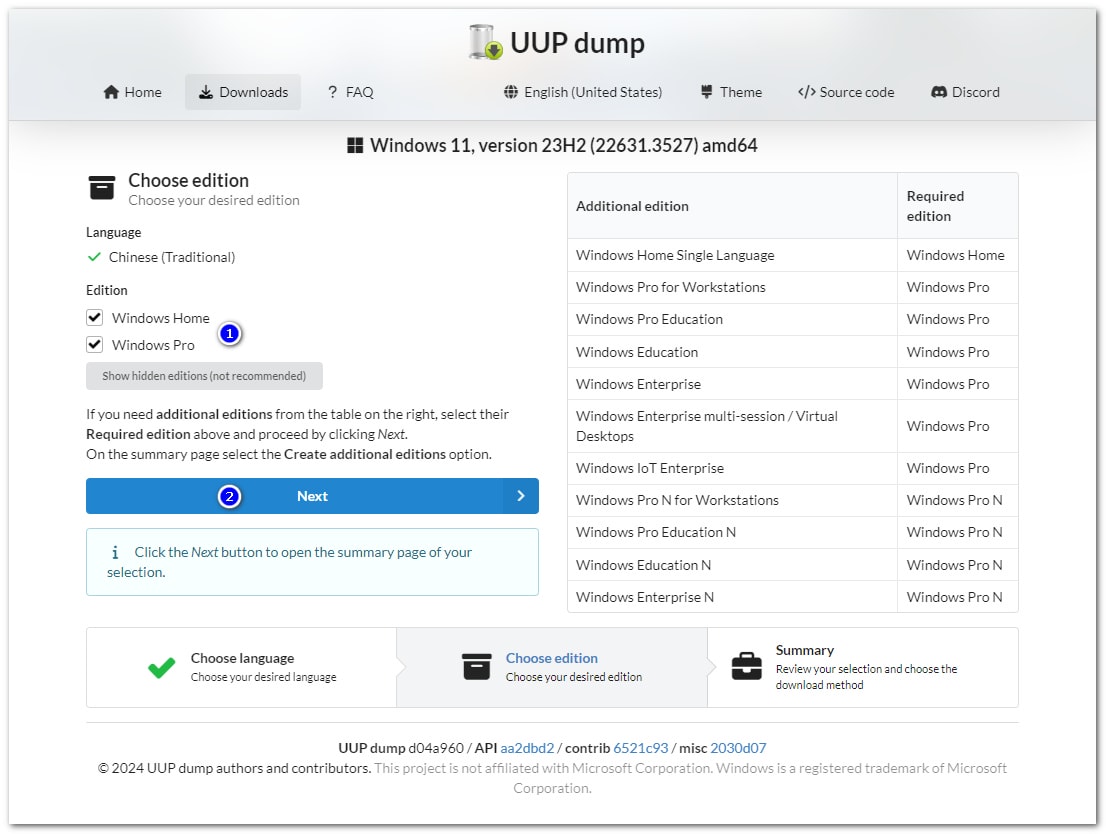 利用 UUP Dump 下載 Windows 10/11 最新正式版光碟映像檔 - 第4張圖