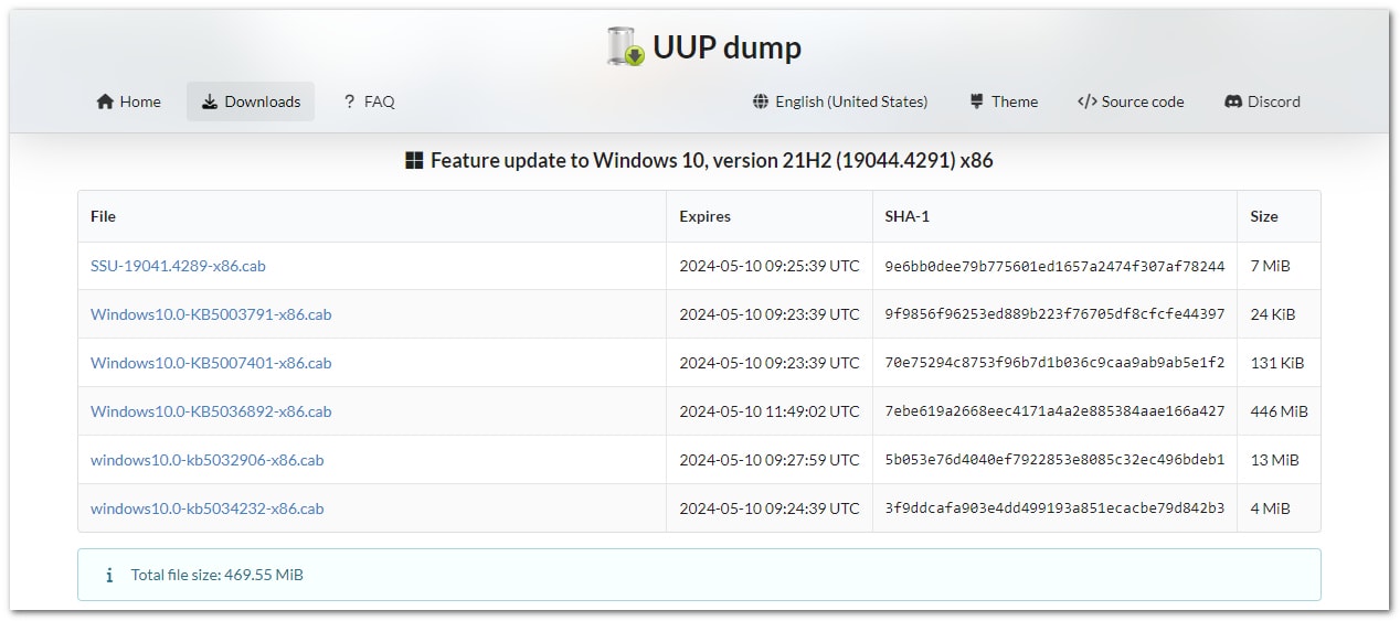 利用 UUP Dump 下載 Windows 10/11 最新正式版光碟映像檔 - 第13張圖